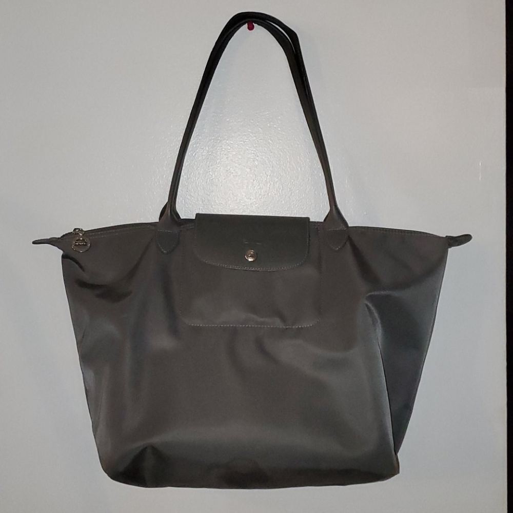 Longchamp Paris Modele Depose Le Pliage charcoal